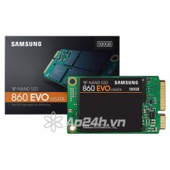 Ổ cứng SSD Samsung 860 EVO 500GB mSATA (MZ-M6E500BW)