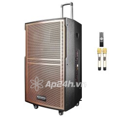 Loa Kéo Di Động Karaoke Bass 40 Daichipro DCP-15A (800W) 4 Tấc