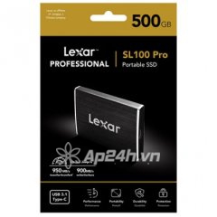 Ổ cứng di động SSD Portable 500GB Lexar Professional SL100 Pro