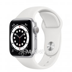 Apple Watch Series 6 GPS 44mm M00D3VN/A Silver Aluminium Case with White Sport Band (Apple VN)