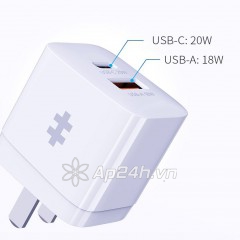 SẠC 2 CỔNG HYPERJUICE 20W CHARGER SMALL SIZE – HJ205