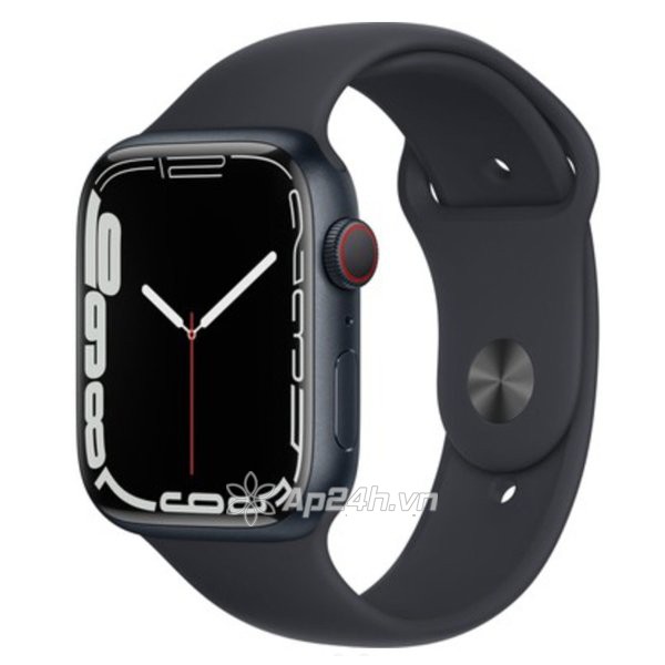 Apple Watch Series 7 GPS + Cellular 45mm viền nhôm dây cao su 