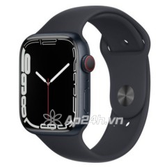 Apple Watch Series 7 GPS + Cellular 45mm viền nhôm dây cao su copy