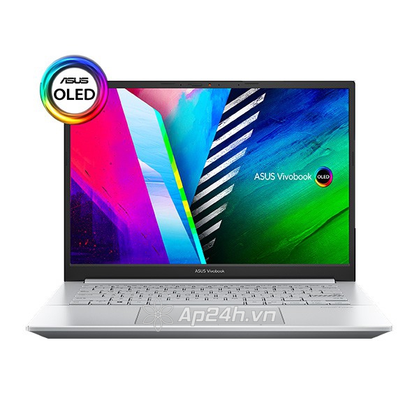 Laptop Asus Vivobook Pro 14 OLED M3401QA-KM006W/ Ryzen R5-5600H/ 8Gb/ 512Gb/ 14.0Inch OLED 2.8K/ Silver