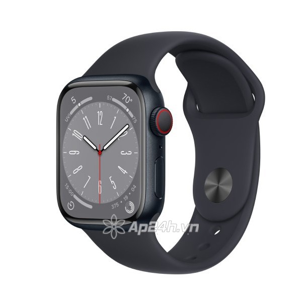 Apple Watch Series 8 GPS + Cellular 41mm viền nhôm dây cao su
