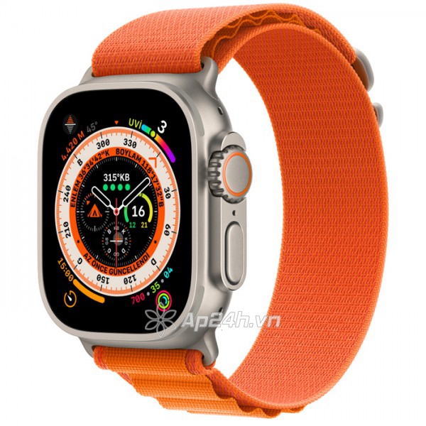 Apple Watch Ultra GPS + Cellular 49mm Titanium Alpine Loop Small