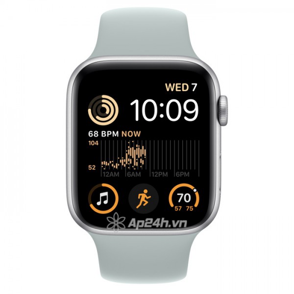 Apple Watch SE 2 GPS + Cellular 44mm viền nhôm dây cao su