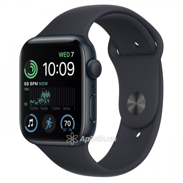 Apple Watch SE 2 GPS 44mm viền nhôm dây cao su 