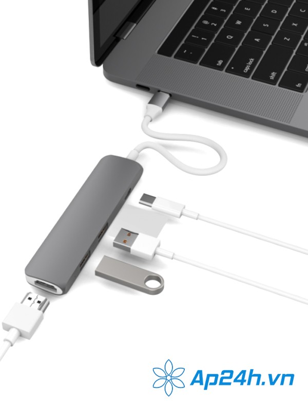 HyperDrive USB Type-C Hub with 4K HDMI Support - Ảnh 1
