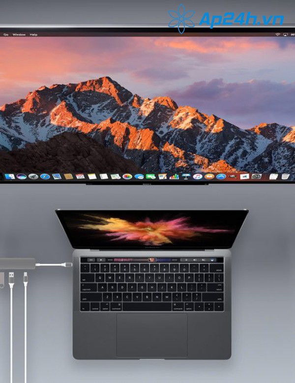 HyperDrive USB Type-C Hub with 4K HDMI Support - Ảnh 3