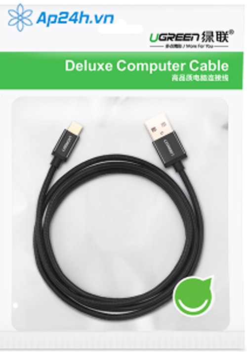 USB to USB-C Data Cable Aluninum case - 2m - Ugreen 60128 - Ảnh 1