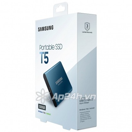 Ổ cứng di động SSD Portable 500GB Samsung T5 - Ảnh 5