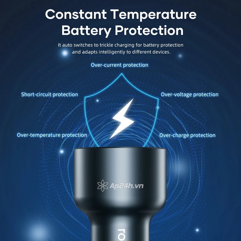 Tẩu sạc Ô tô Rock space Car charger C303 45W quick charge/ power delivery - Ảnh 4