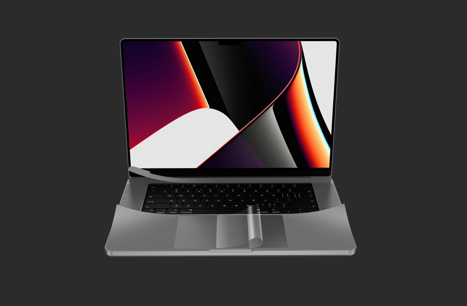 Bộ dán 3M macbook pro 2021 14inch innostyle 6in1 (grey, silver) - Ảnh 6