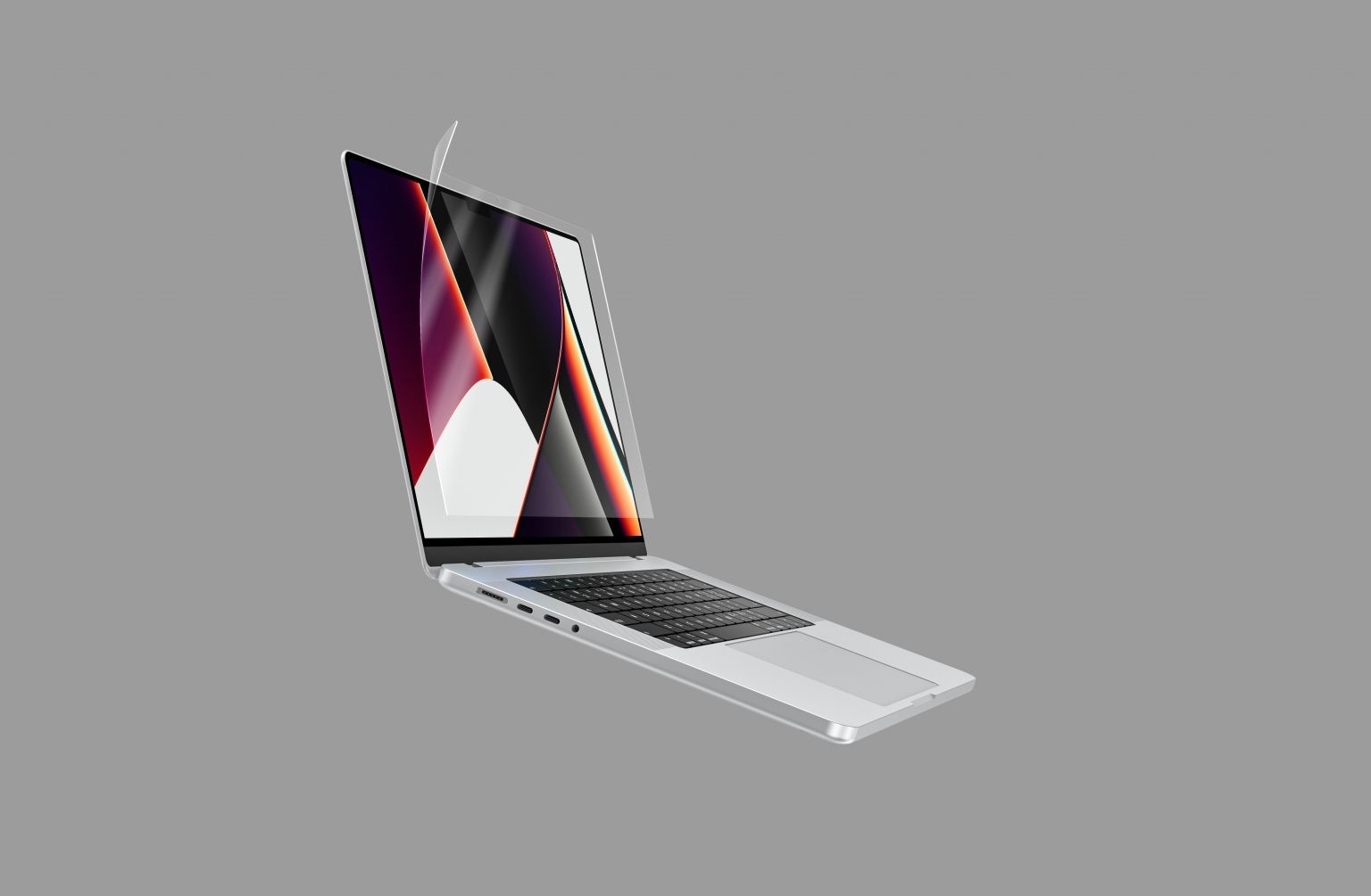 Bộ dán 3M macbook pro 2021 14inch innostyle 6in1 (grey, silver) - Ảnh 3