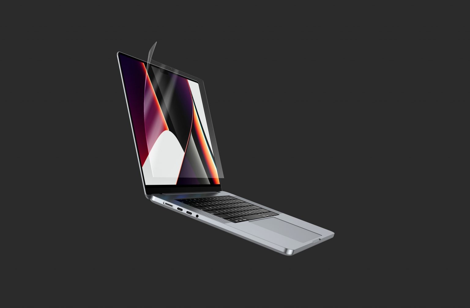 Bộ dán 3M macbook pro 2021 16inch innostyle 6in1 (grey, silver) - Ảnh 8