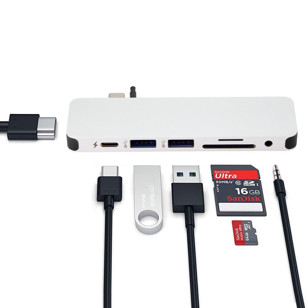 HyperDrive SOLO 7-in-1 USB-C Hub for MacBook, PC & DevicesHyperDrive USB-C Hub with 4K HDMI Support (for 2016/2017 MacBook Pro & 12 - Ảnh 1