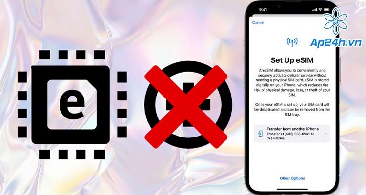 Khắc phục iPhone không add được eSIM