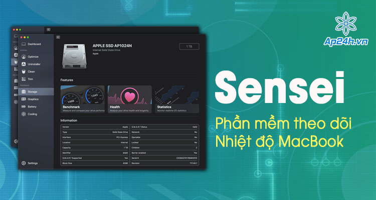 Phan mem theo doi nhiet do MacBook