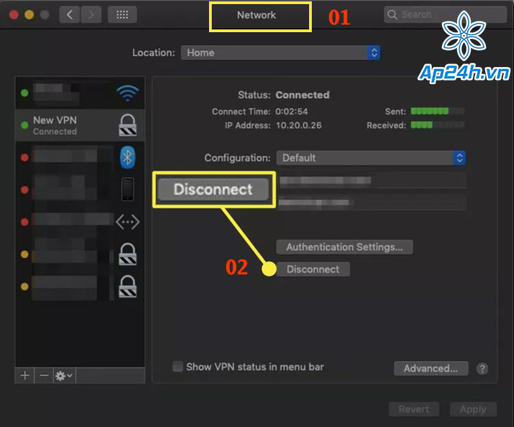Ngắt kết nối (Disconnect)
