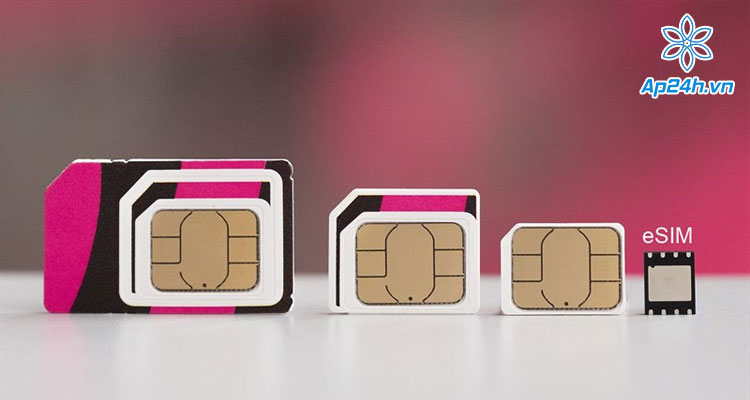 Hình ảnh eSIM trên thực tế