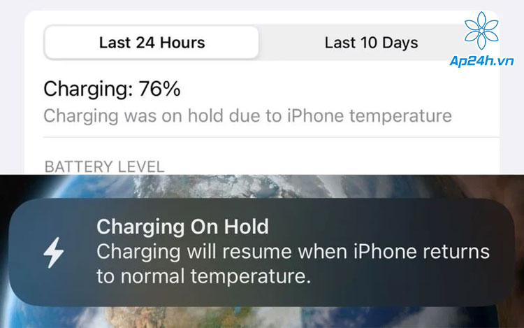 Cảnh báo iPhone bị nóng khi sạc
