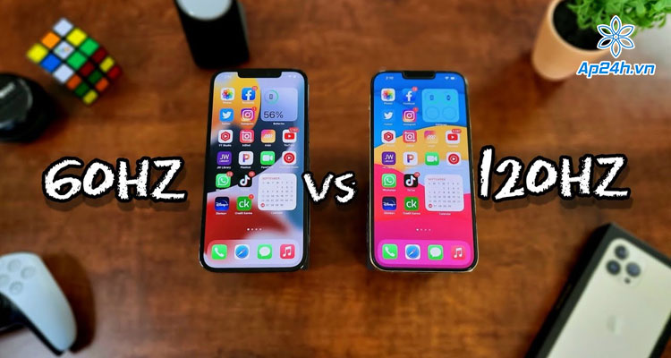 iPhone 13 Pro Max với màn hình 120Hz