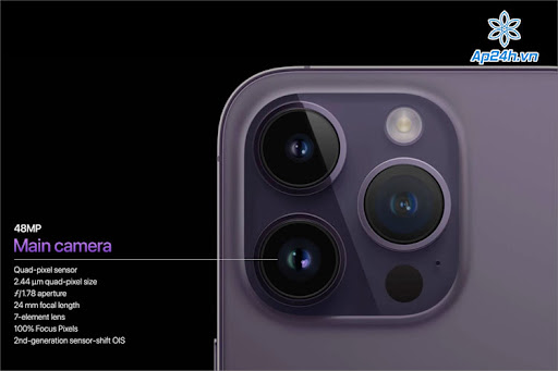 Thông số của camera iPhone 14 Promax