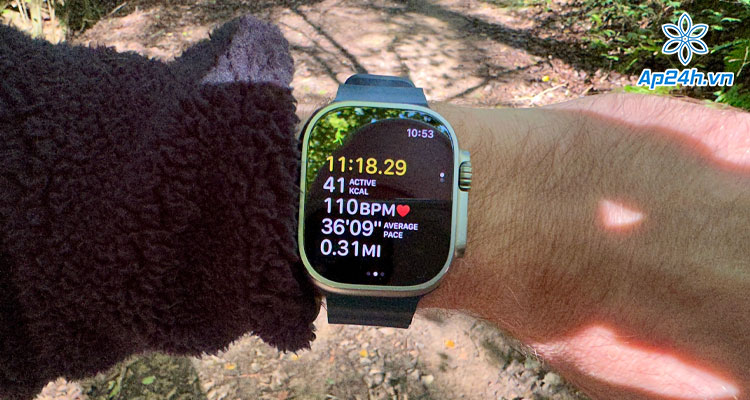 Tính năng Action Mode trên Apple Watch Ultra