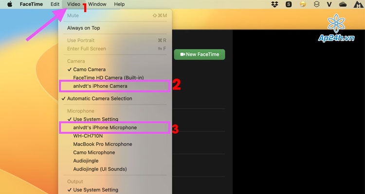 Cấp quyền cho iPhone trên MacBook