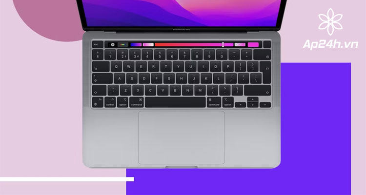 MacBook Pro M2 vẫn có Touchpad lớn