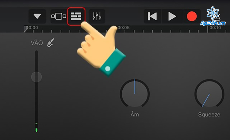 Bước tiếp theo các bạn click vào biểu tượng như trong hình