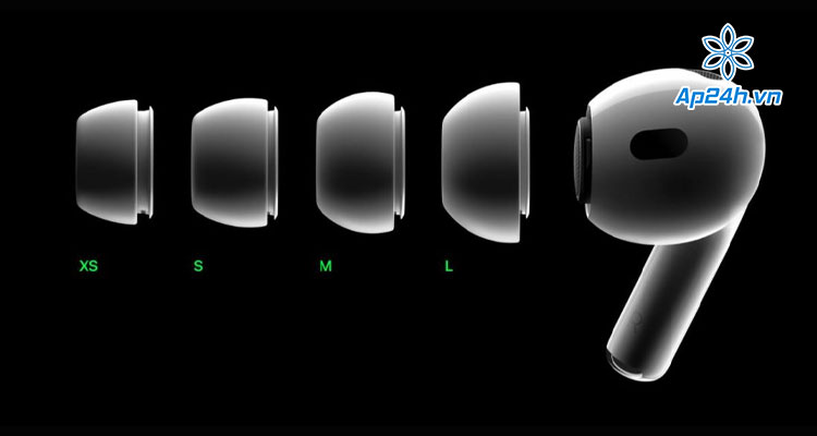AirPods Pro 2 có nhiều kích thước cho Eartips