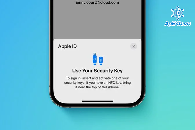 Khóa bảo mật cho ID Apple
