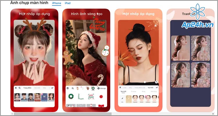  Giao diện của Meitu 