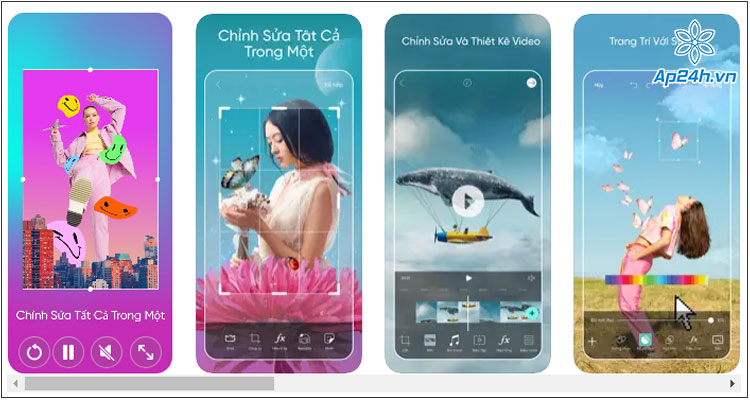  Giao diện của Picsart
