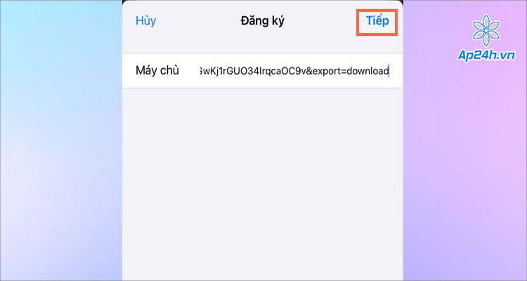 Dán link lịch âm cho iPhone