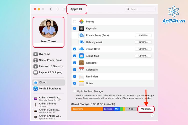 Mua dung lượng iCloud trên máy Mac