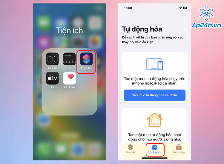 Chọn tự động hóa