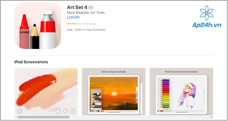 Giao diện của Art Set 4