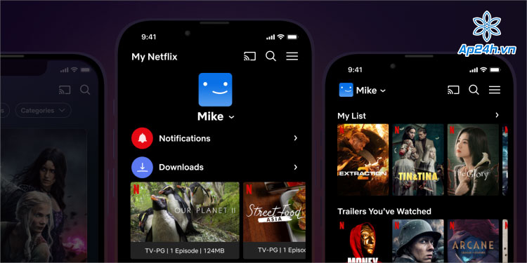 Hình ảnh phím tắt “My Netflix” trên iPhone