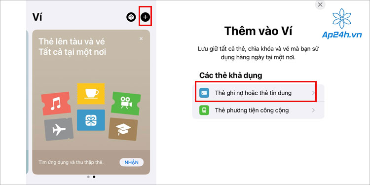  Cách thiết lập Apple Pay 