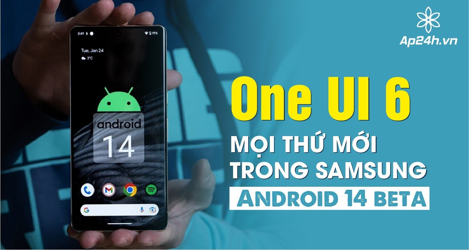 One UI 6 dành cho Samsung Android 14 beta