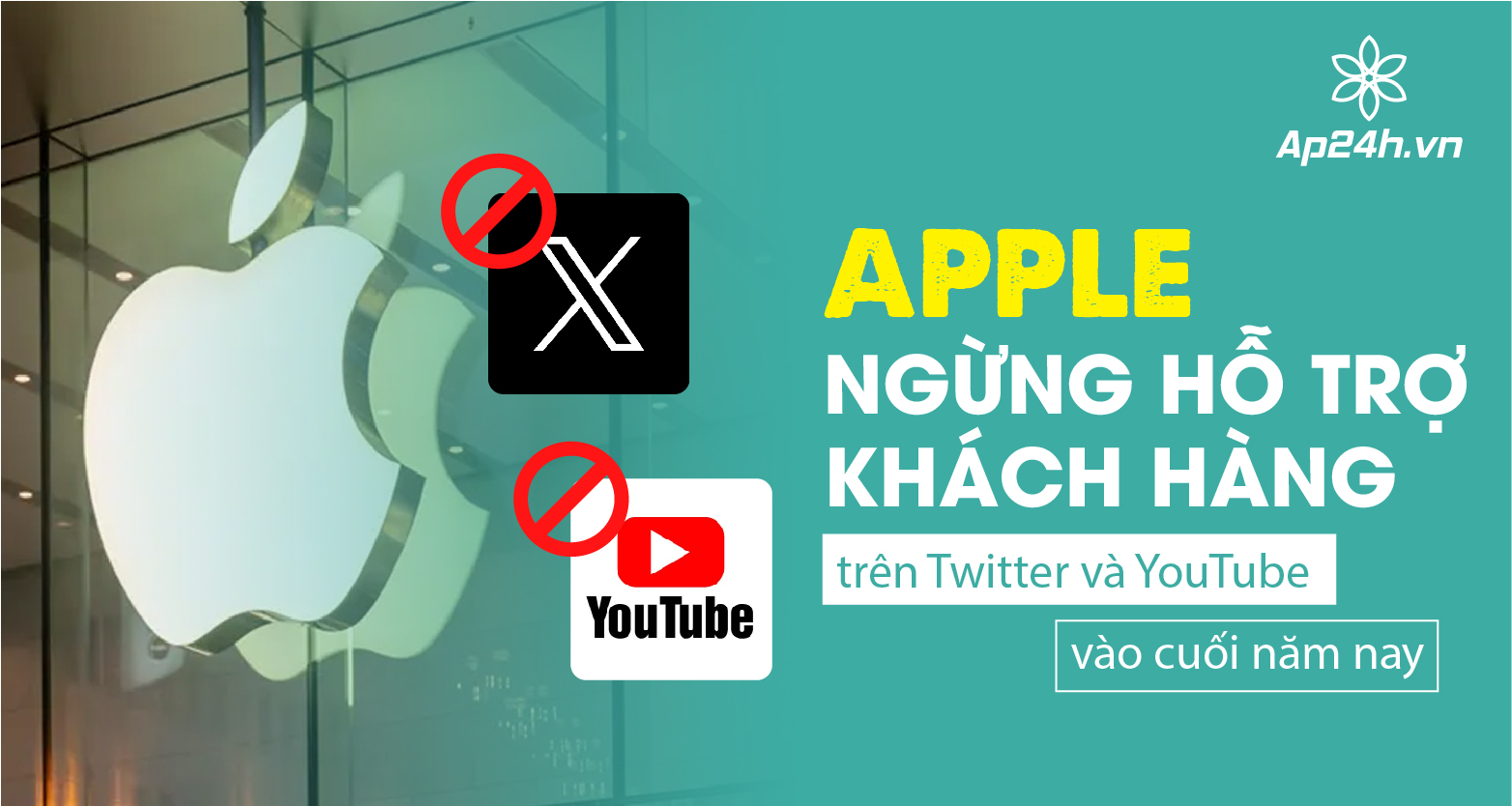  Apple ngừng hỗ trợ khách hàng trên Twitter và YouTube vào cuối năm nay