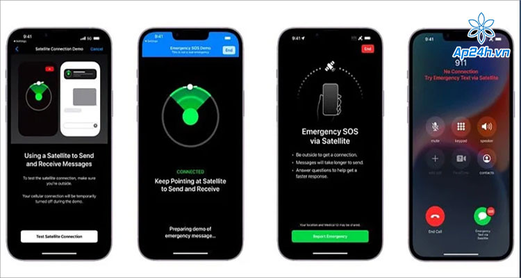  Tính năng SOS qua vệ tinh trên iPhone