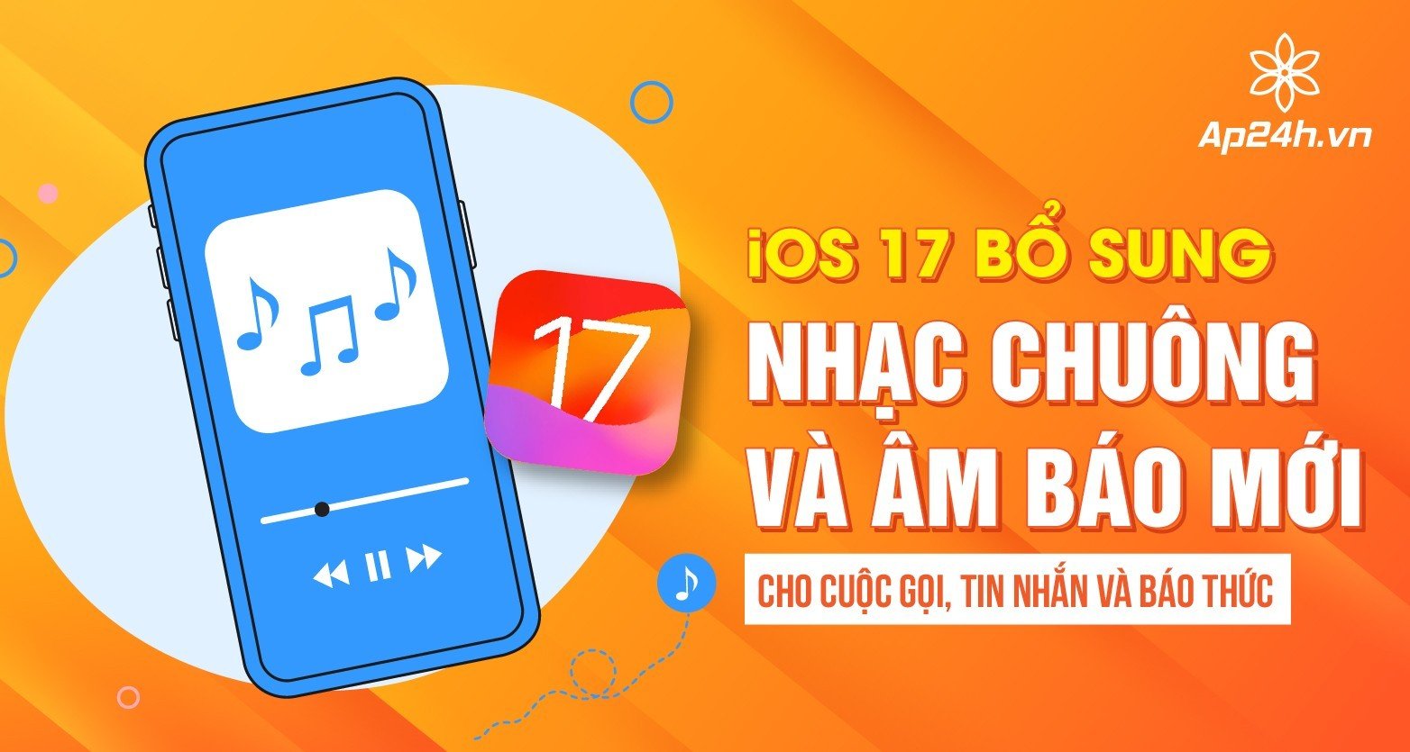  iOS 17 bổ sung nhạc chuông và âm báo mới