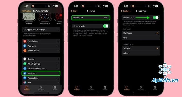  Cài đặt Double Tap trên iPhone