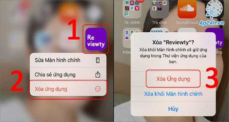  Xoá bỏ ứng dụng không có nhu cầu