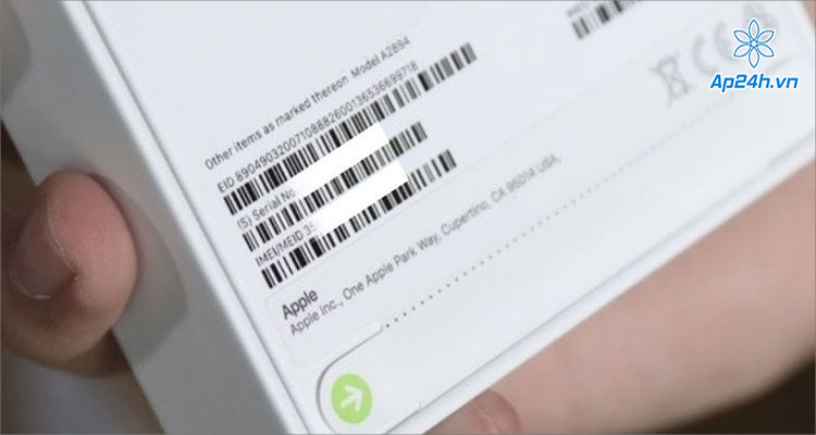 Kiểm tra số IMEI iPhone trên vỏ hộp