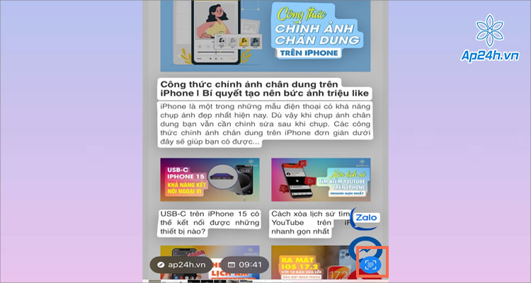  Copy văn bản từ ảnh trên iPhone bằng Live Text